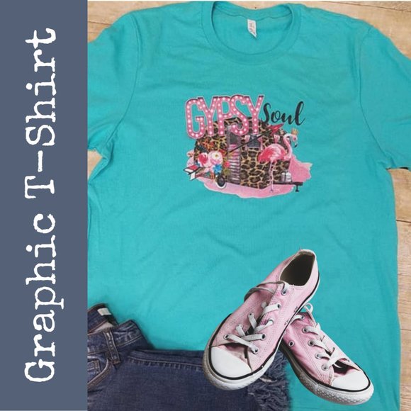 Bella + Canvas Gypsy Soul Graphic T-Shirt - Picture 1 of 6